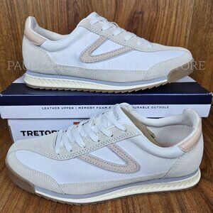 TERTORN Women's Hailey Lace Up Memory Foam Sneakers Shoes, Pink